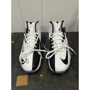 New NIKE Vapor Pro 3/4 Speed Football Nubby Turf Shoes Mens Size 13 Black White